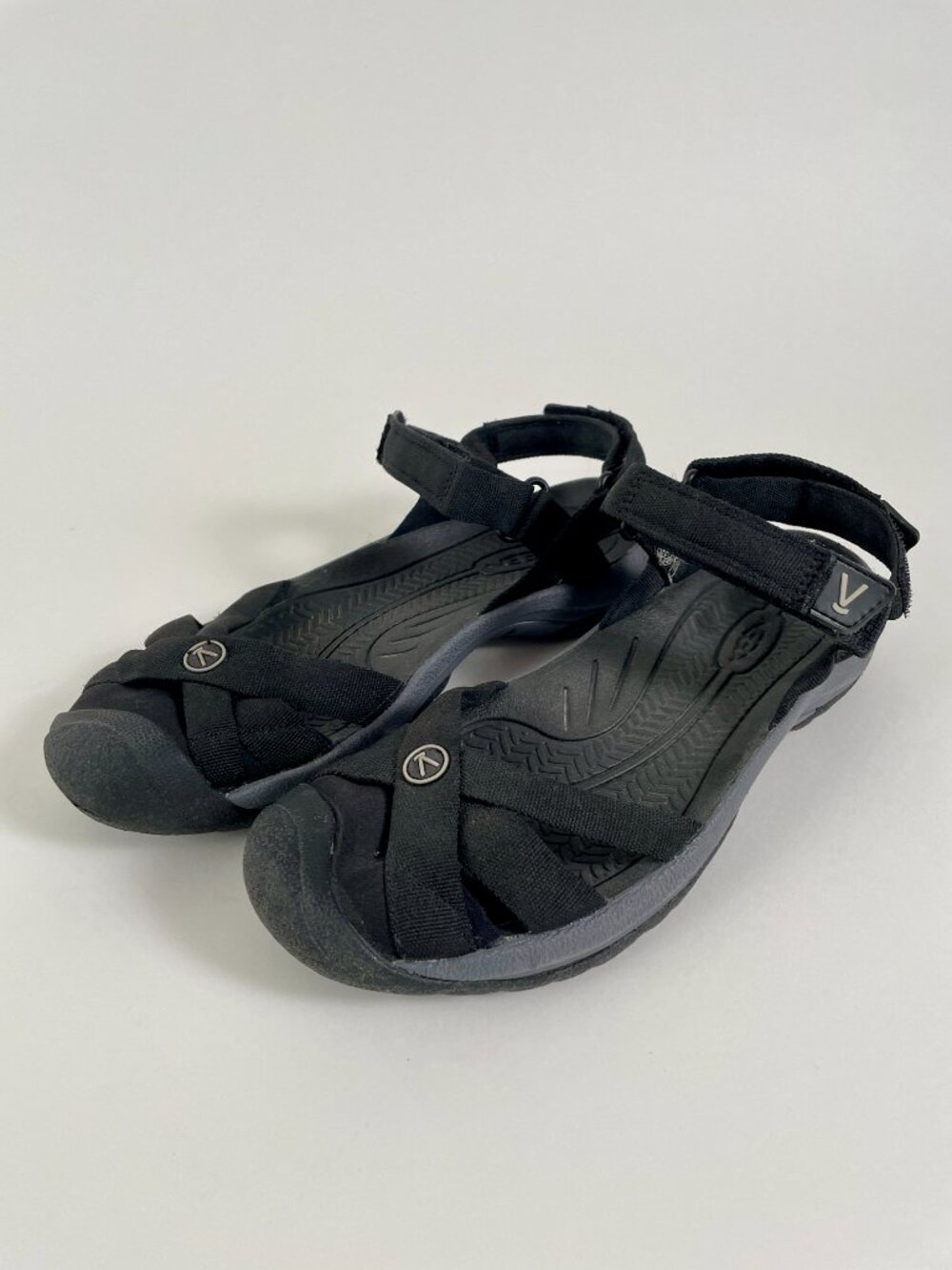 Keen KEEN Bali Waterproof Washable Adjustable Closed Toe Sandal, Black, Size 8.5